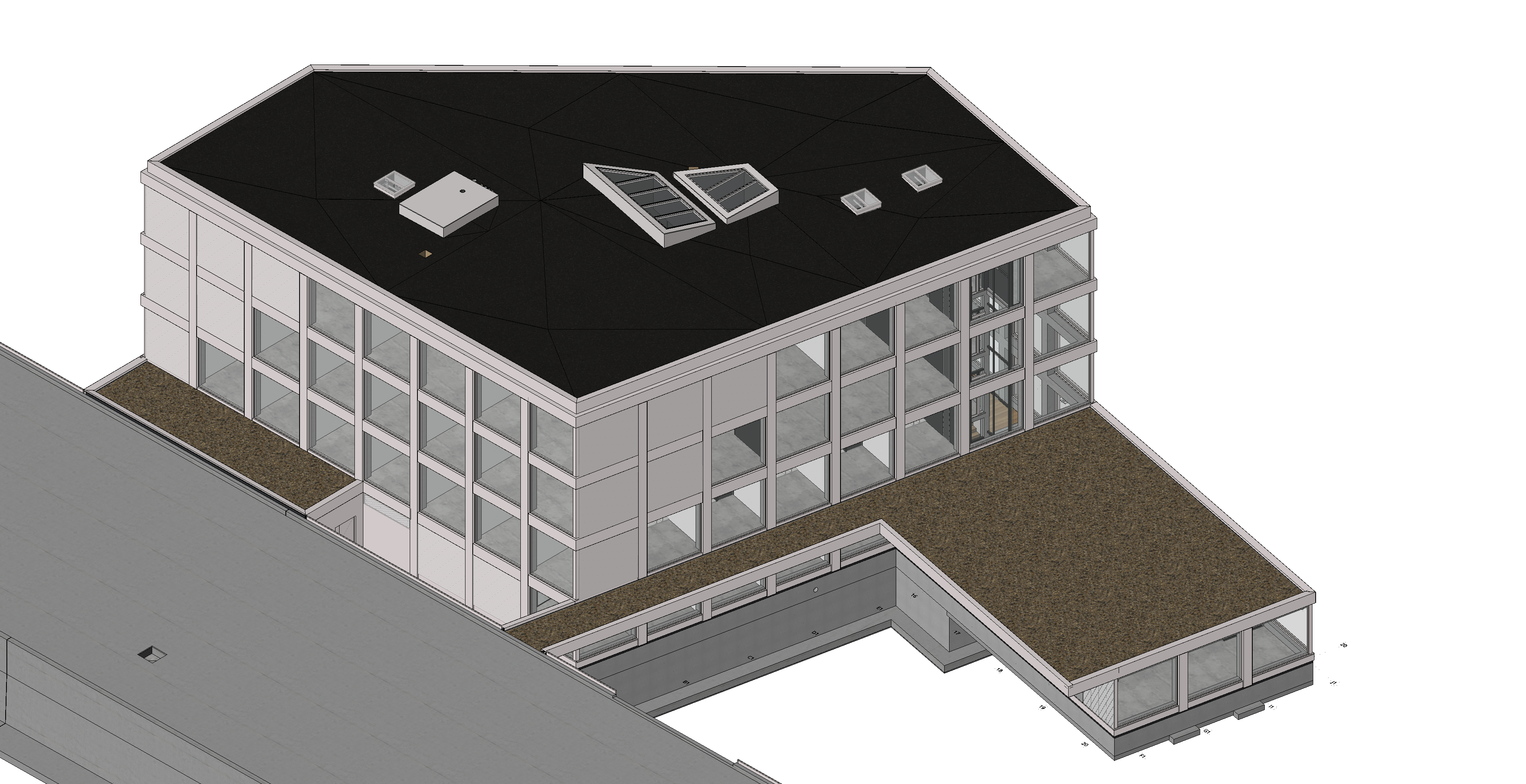 BIM-design example. European IT-Agency (euLISA) Headquarters