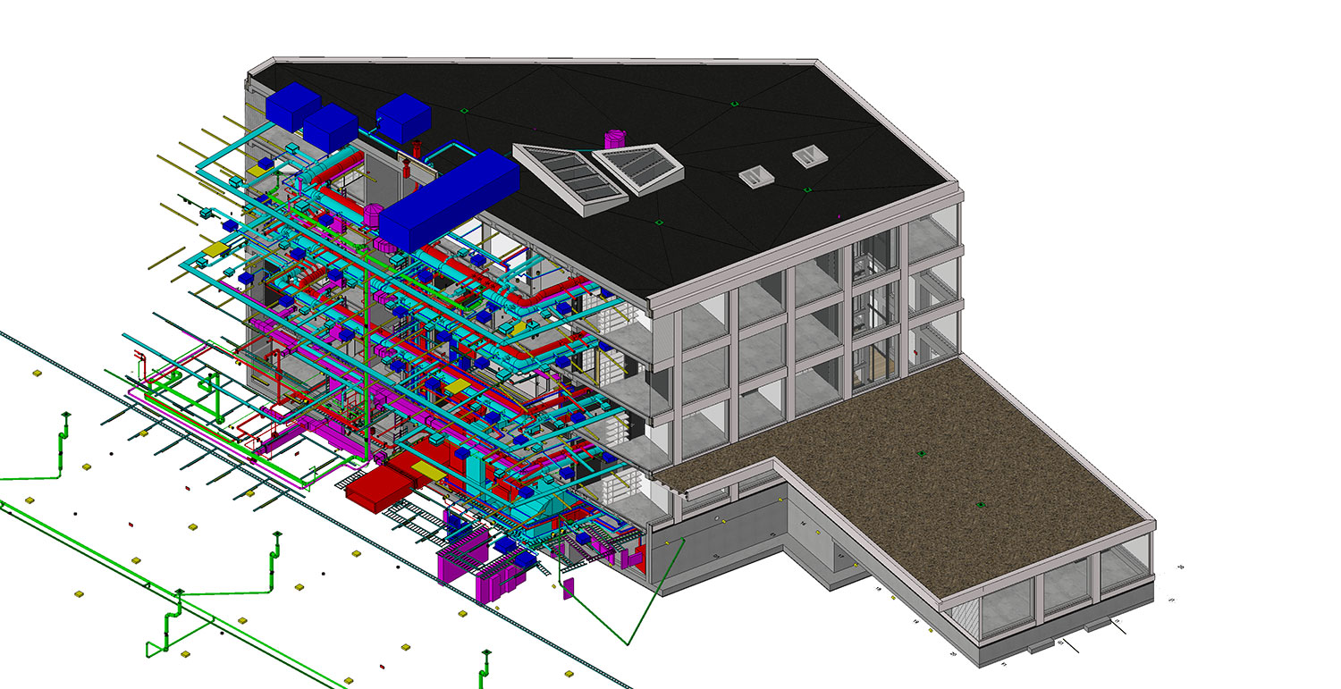 BIM-design example. European IT-Agency (euLISA) Headquarters