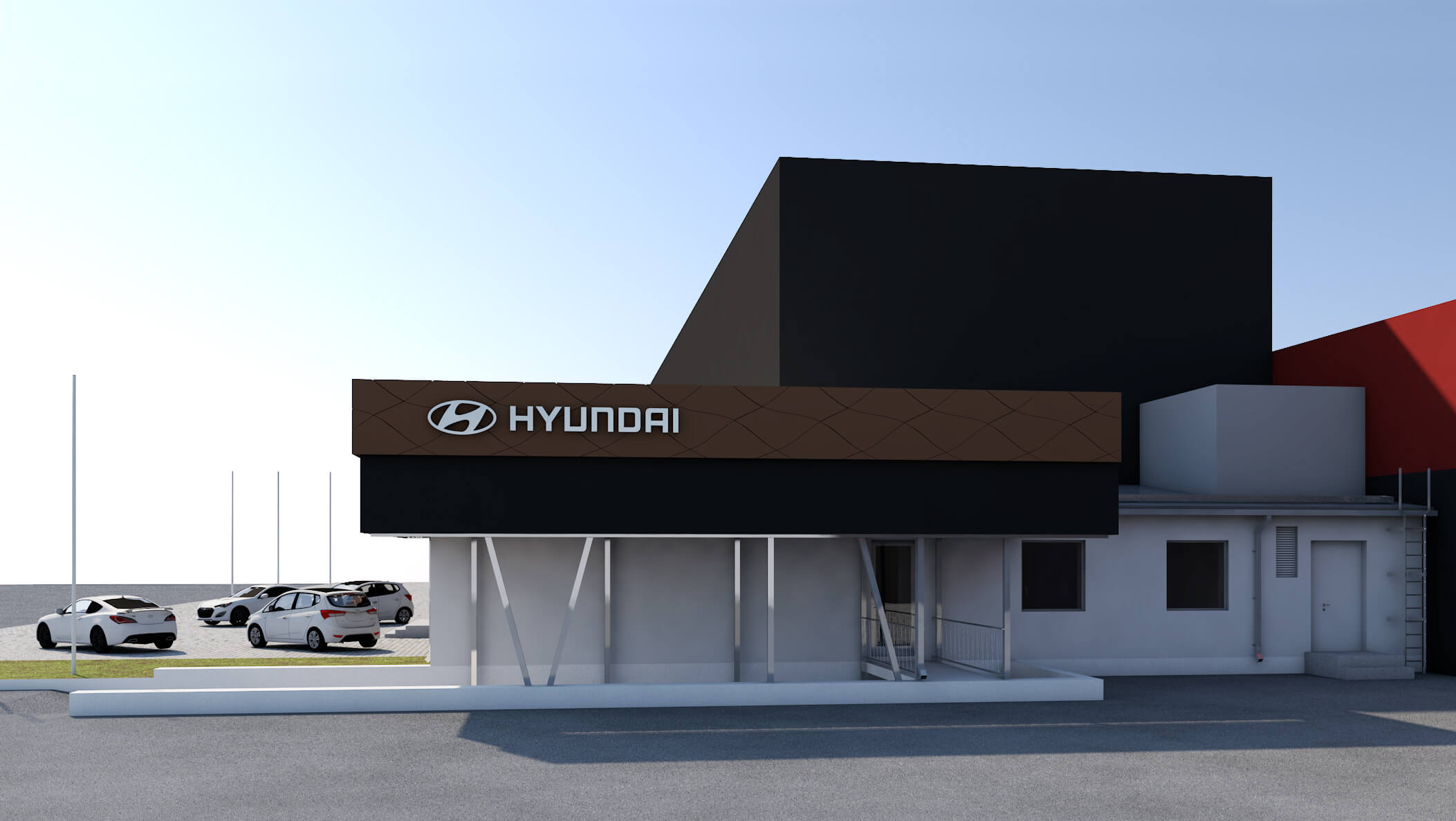 Hyundai car showroom