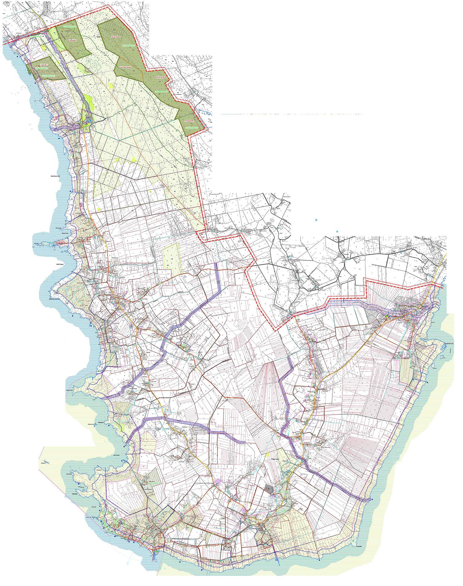 General planning of Emmaste Parish