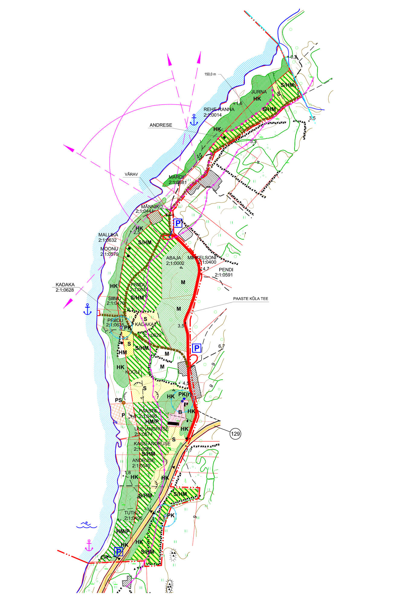 Comprehensive planning for Soela and Paaste recreation areas