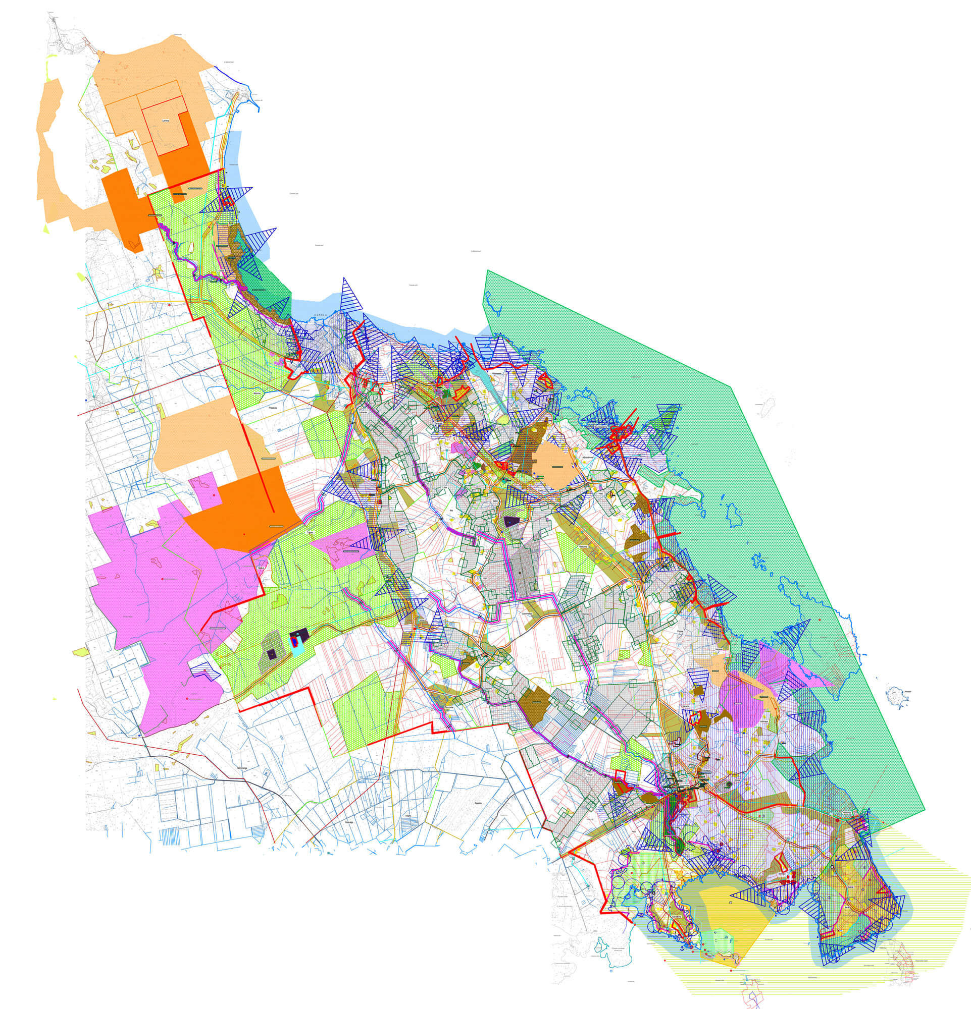 General planning of centre of Pühalepa parish