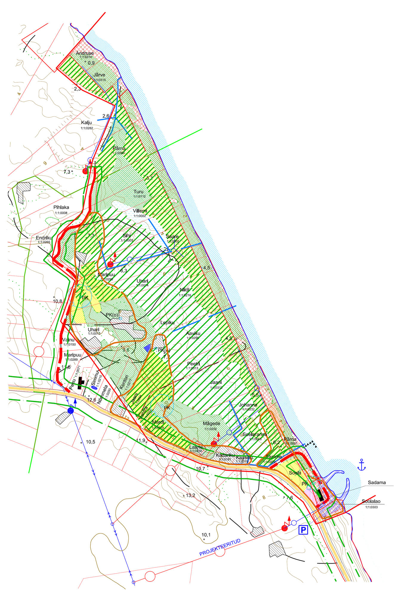 Comprehensive planning for Soela and Paaste recreation areas