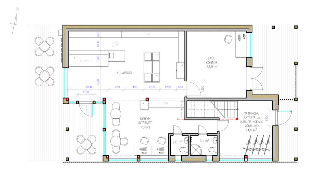 Kassari shop-cafe-accommodation