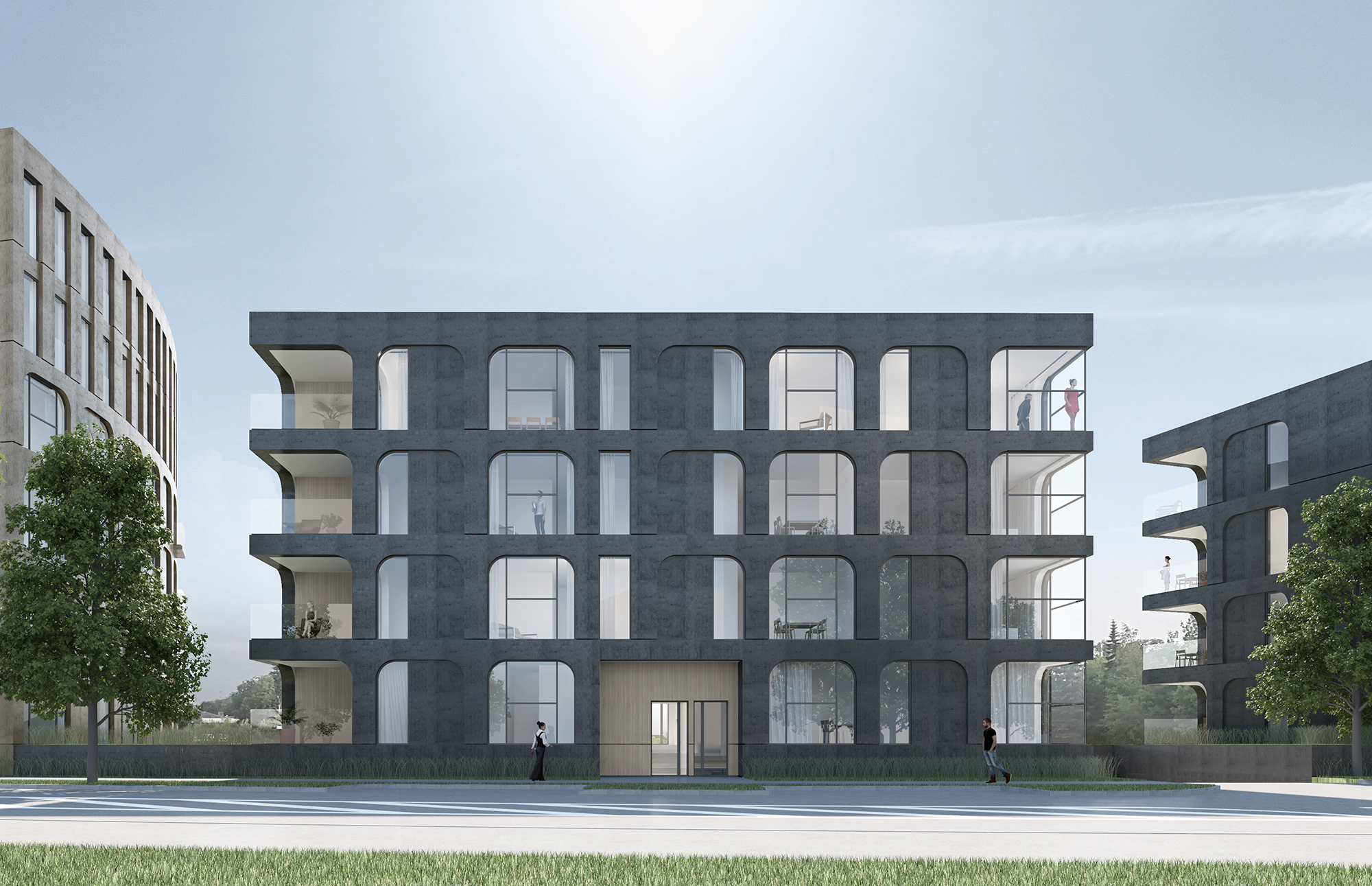Architecture competition of apartment building in Veerenni area in Tallinn