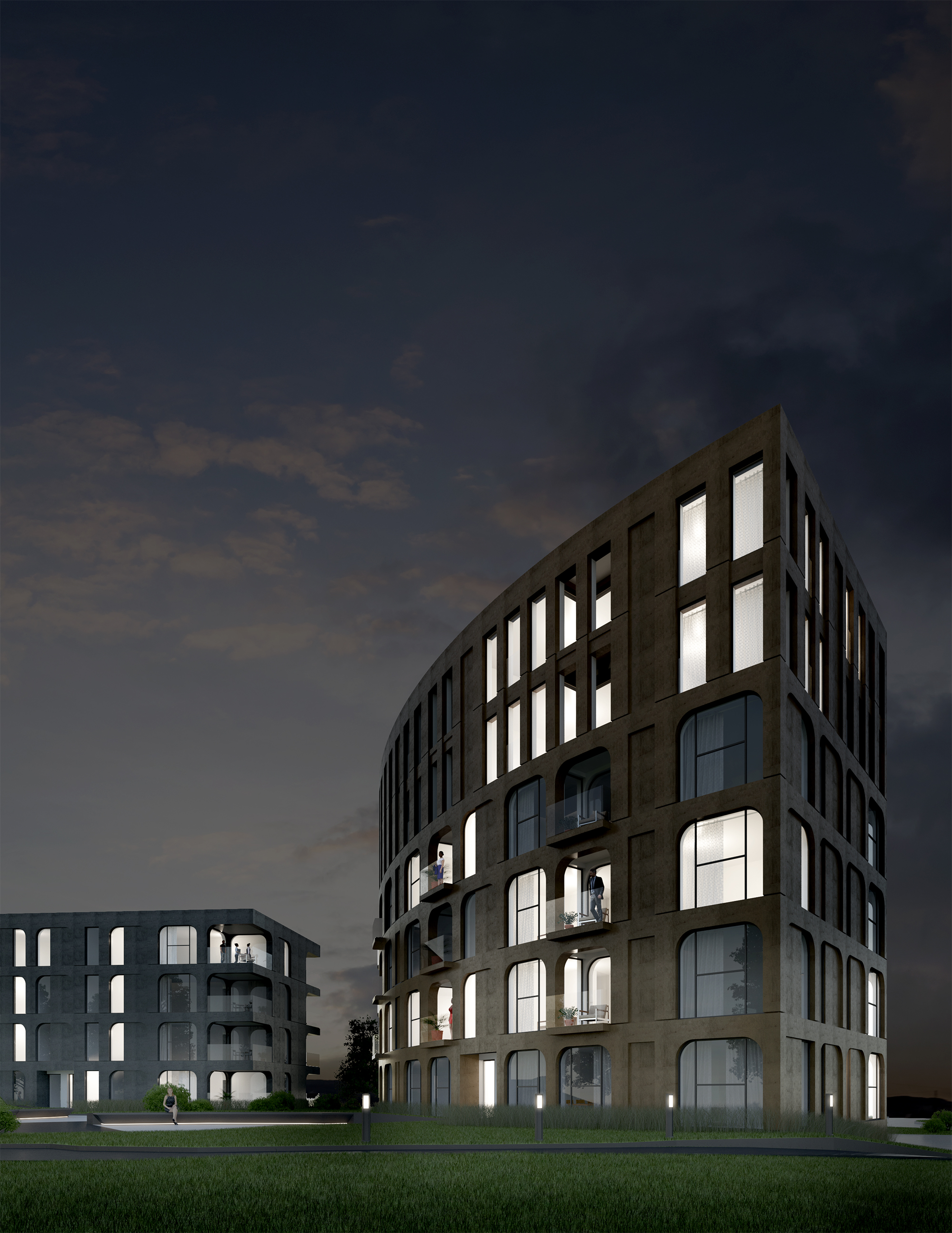 Architecture competition of apartment building in Veerenni area in Tallinn