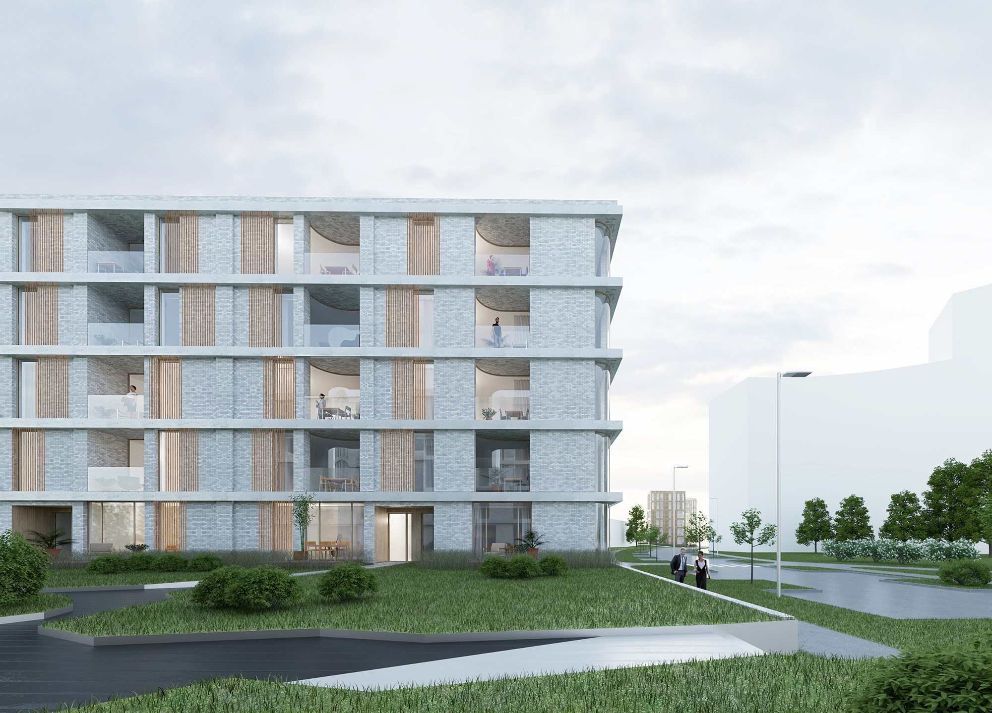 Architecture competition of apartment building in Veerenni area in Tallinn