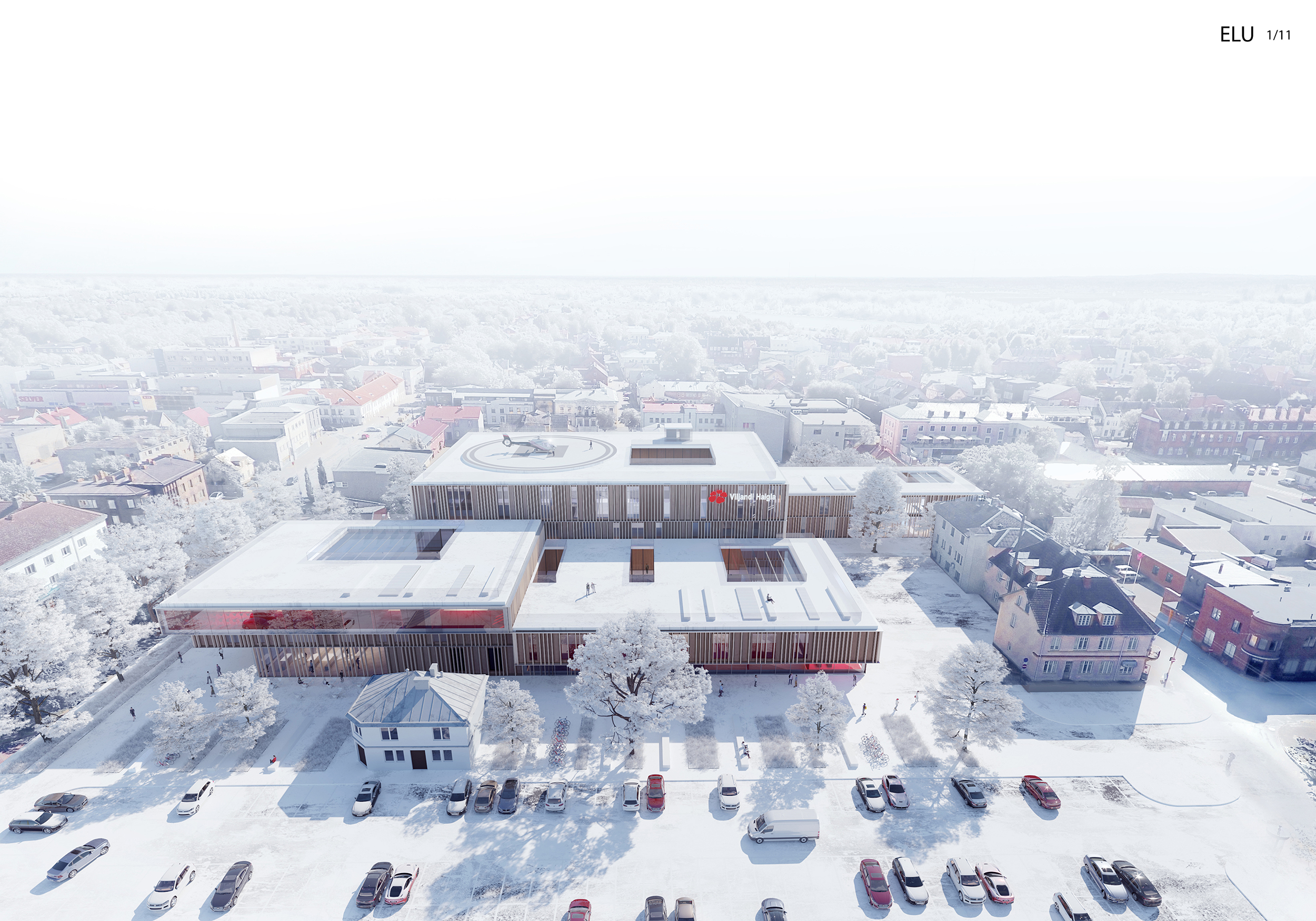 Architectual competition of new hospital and wellness centre in Viljandi