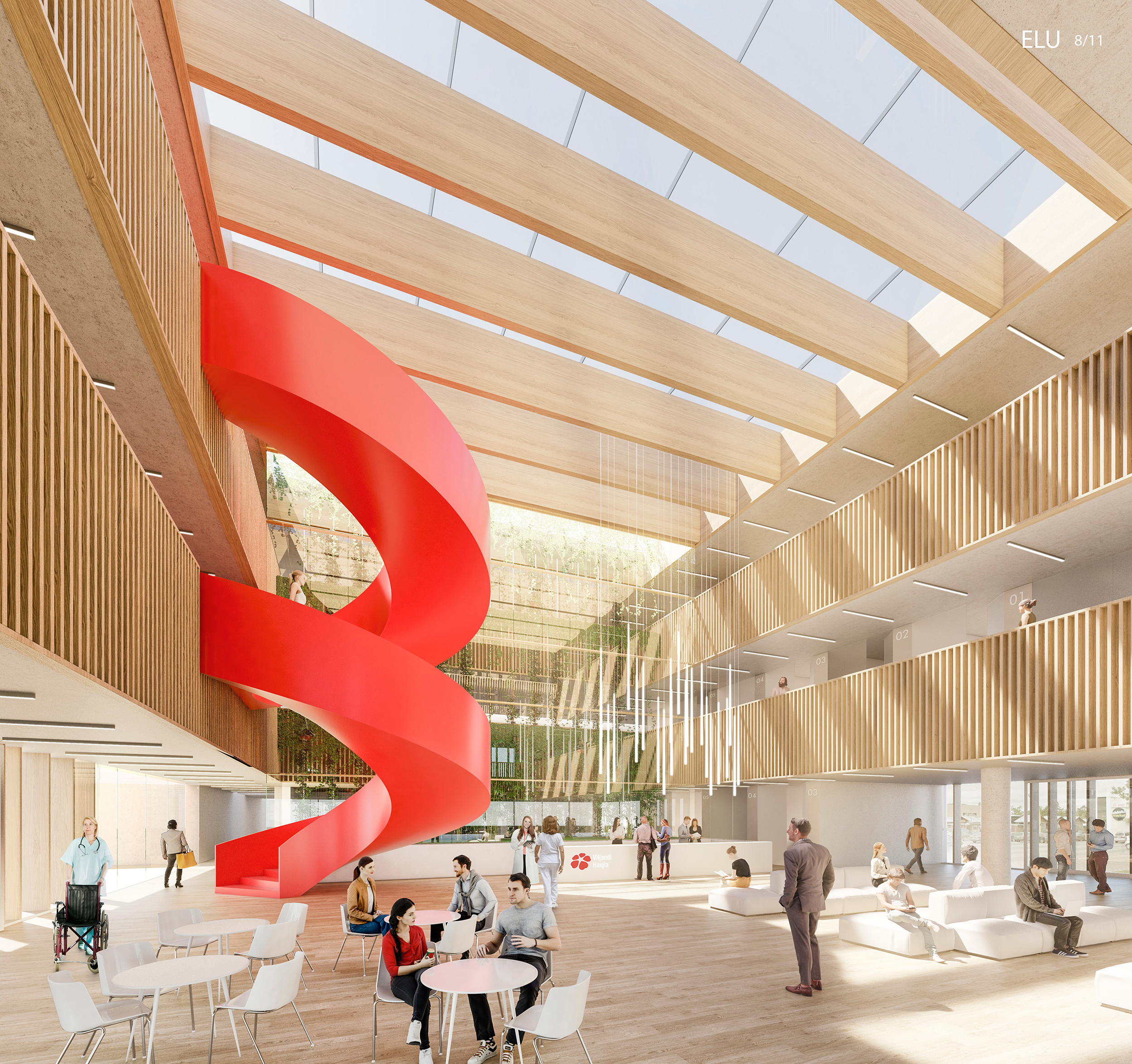 Architectual competition of new hospital and wellness centre in Viljandi