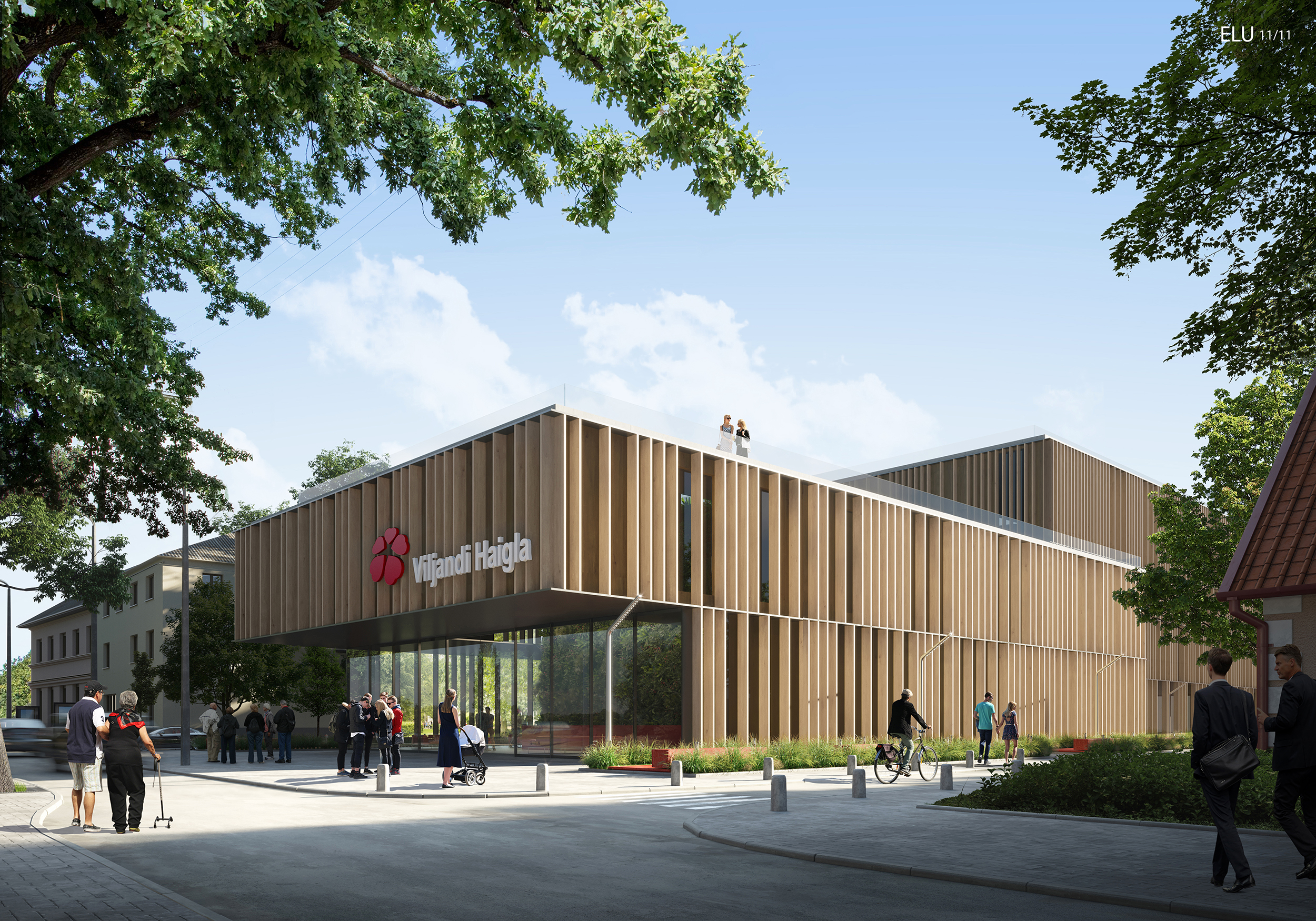 Architectual competition of new hospital and wellness centre in Viljandi