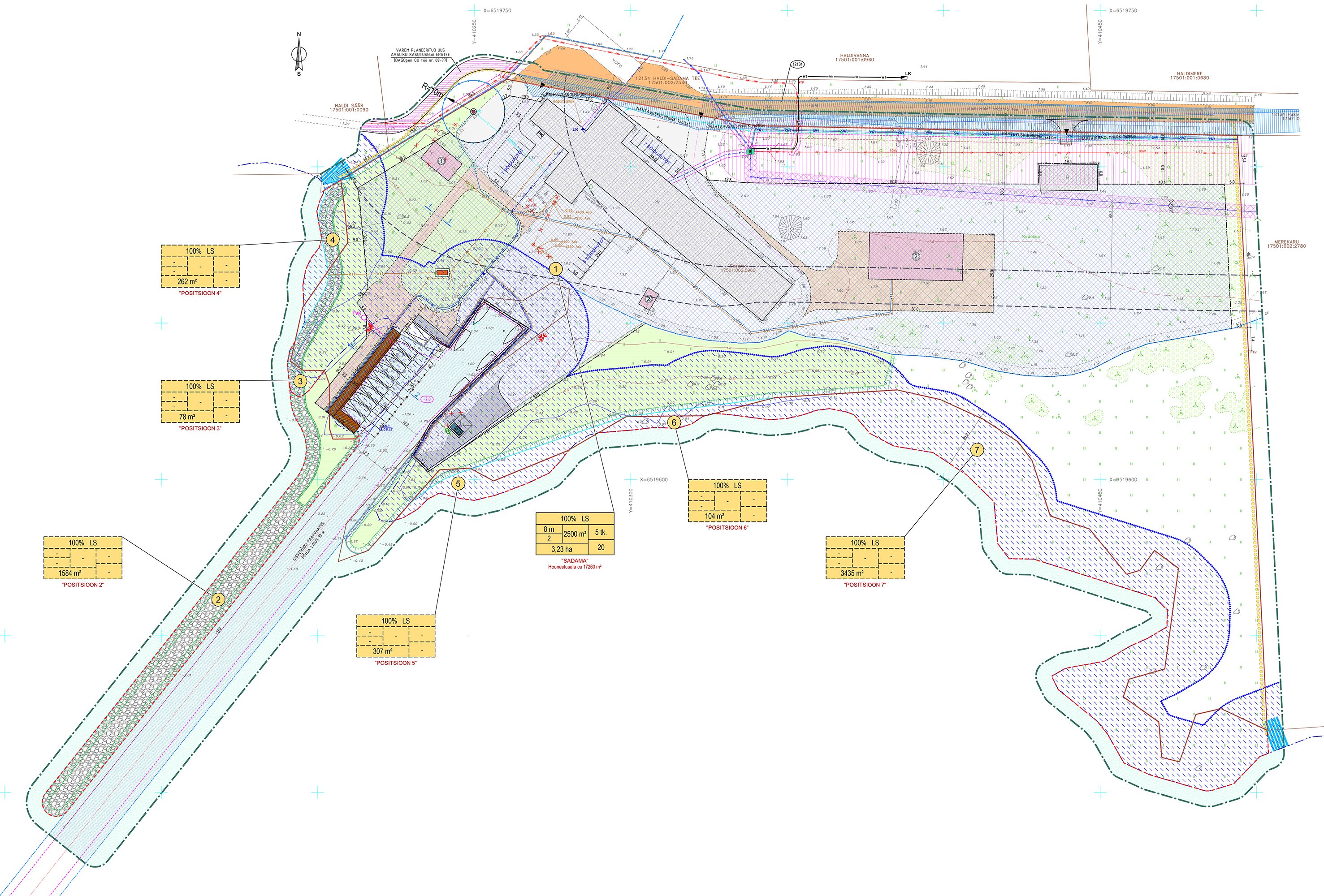 Detailed plan for Haldi harbour