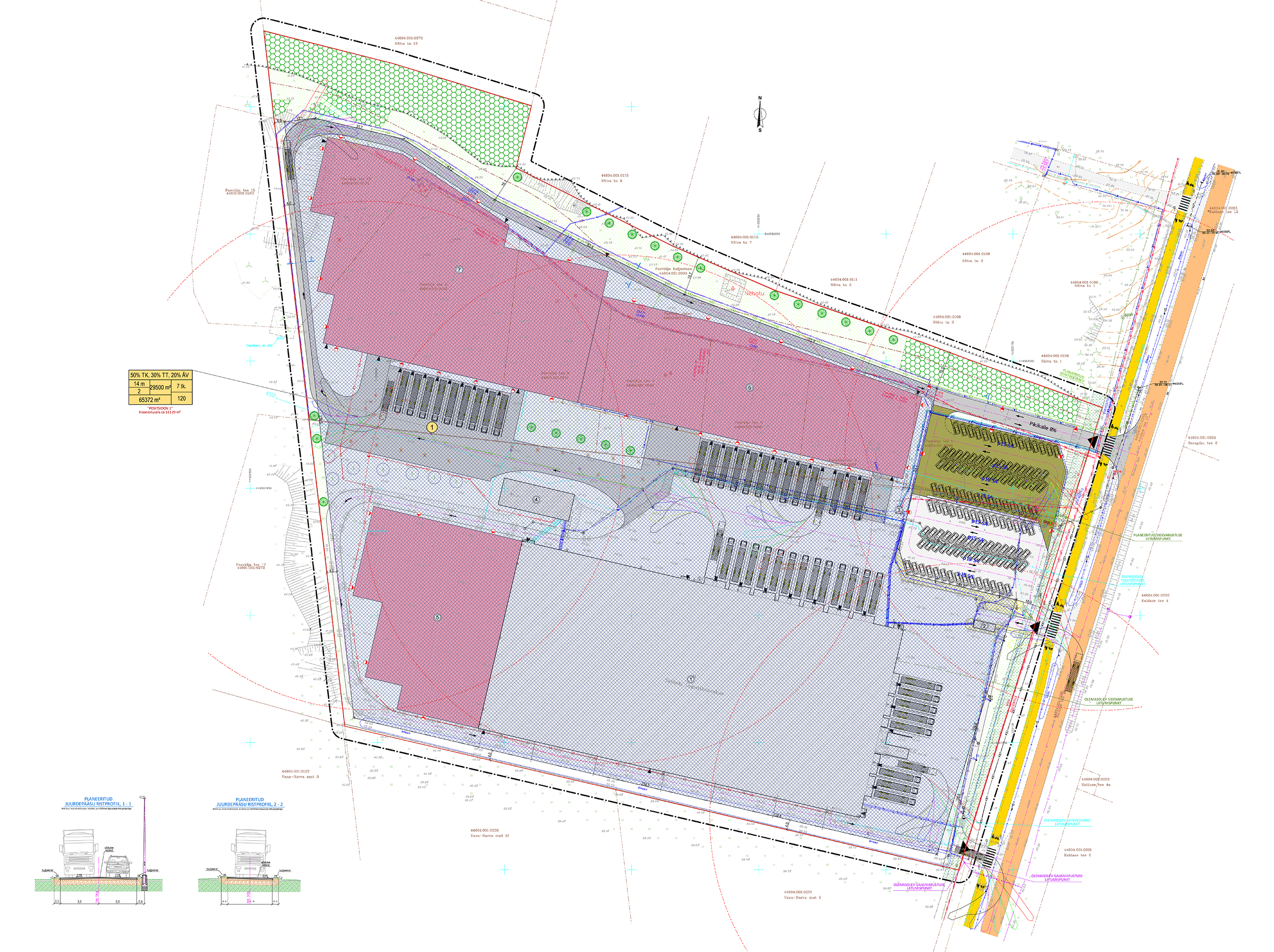 Detailed plan for Kaldase tee 3 and Paevälja tn