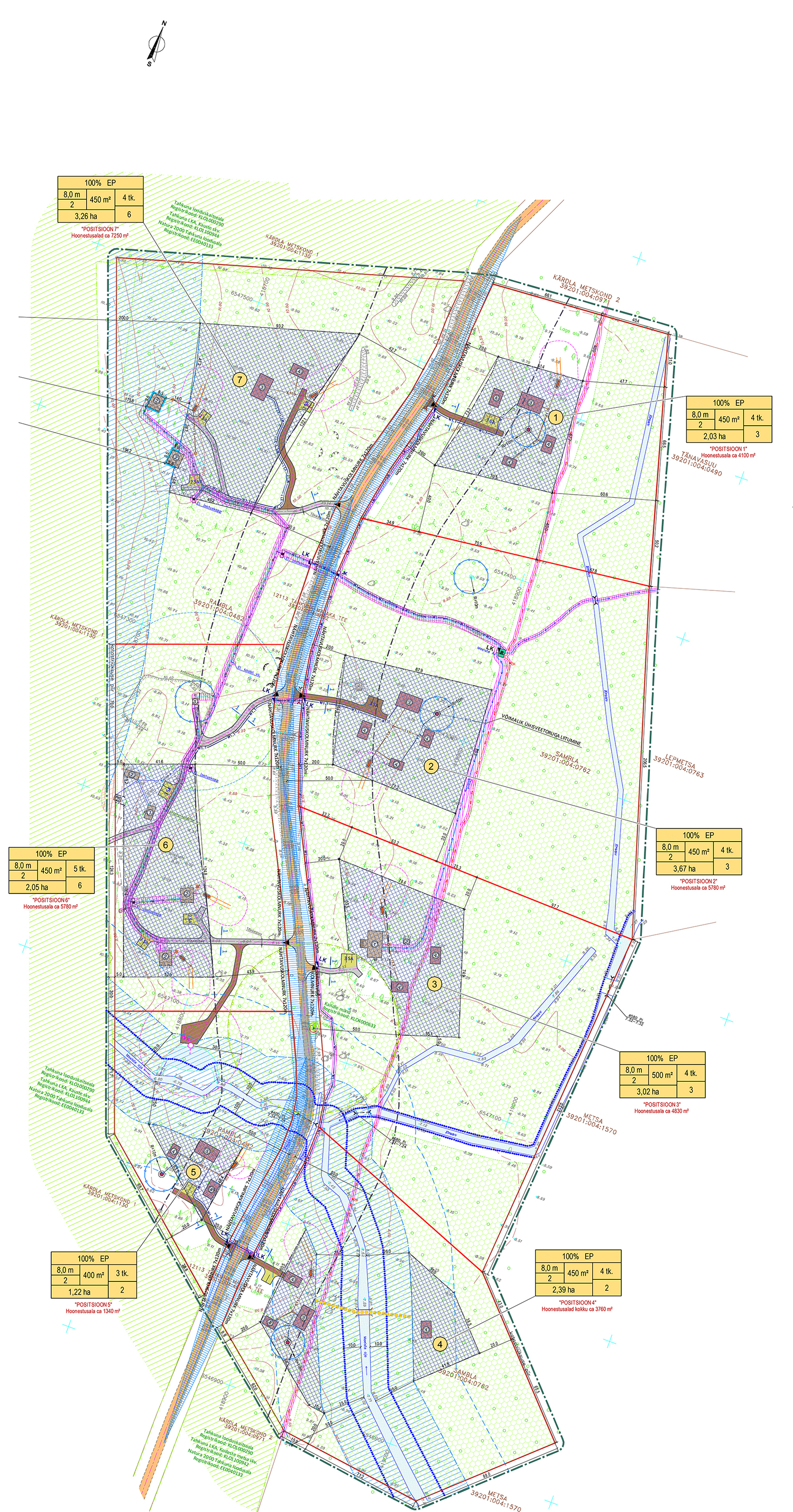 Detailed plan of Sambla and Rambla