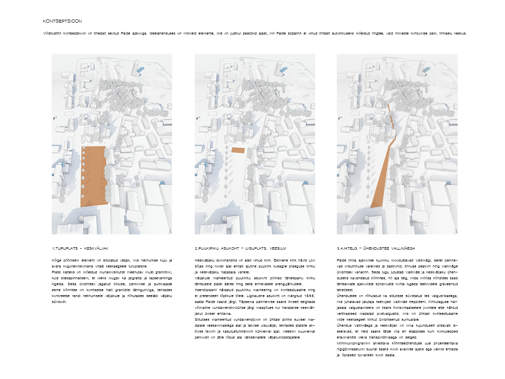 Paide central square architectural competition