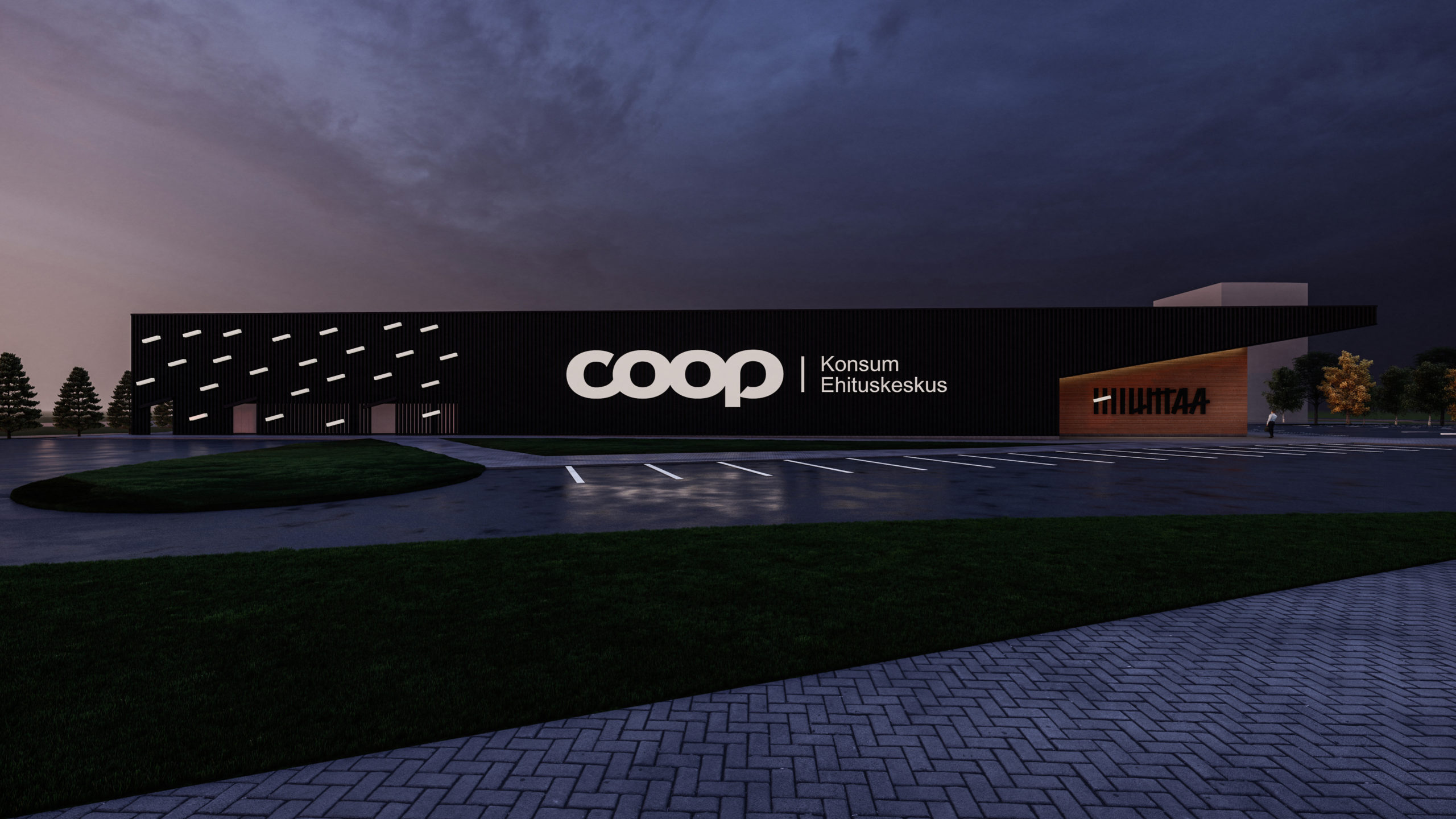 Käina COOP market and construction shop